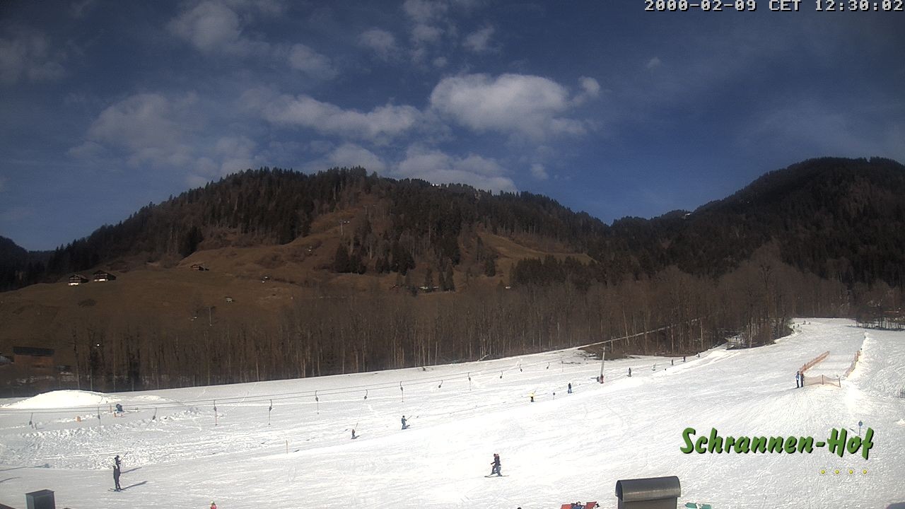 Archiv Foto Webcam Schoppernau: Schrannen-Hof