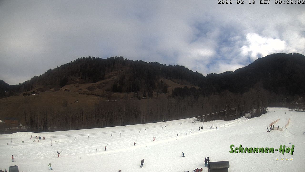 Archiv Foto Webcam Schoppernau: Schrannen-Hof