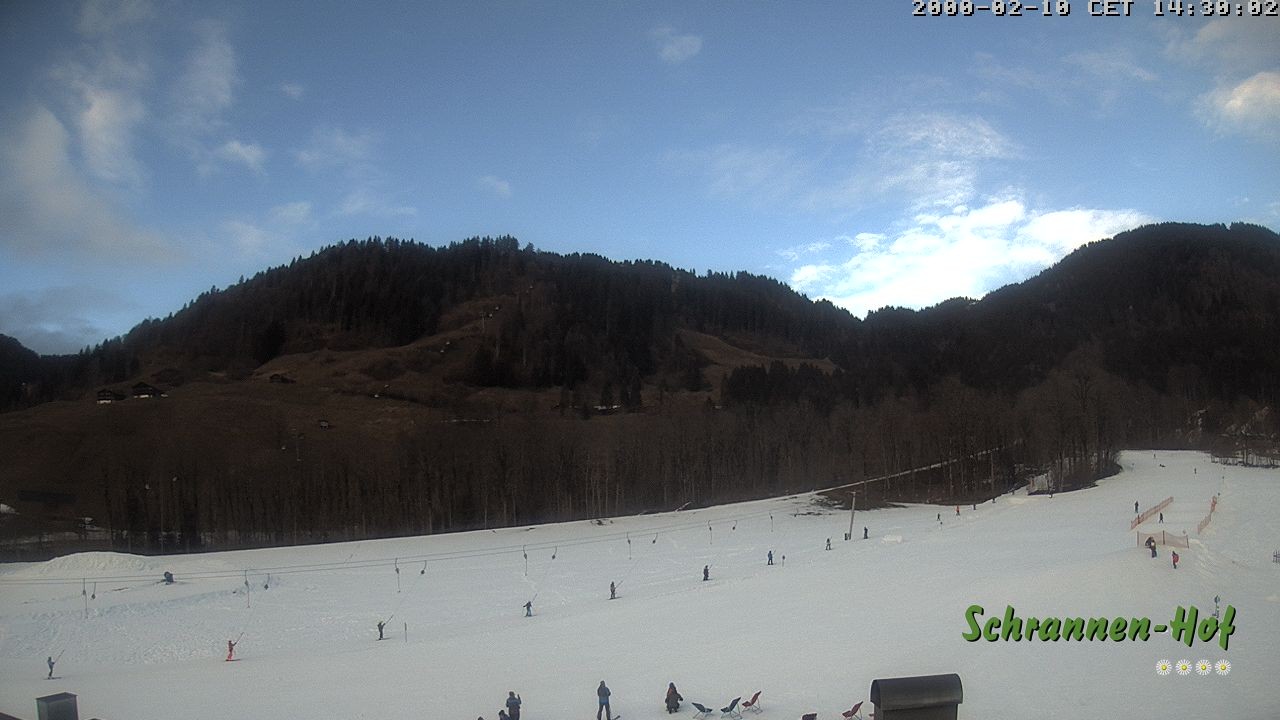 Archiv Foto Webcam Schoppernau: Schrannen-Hof