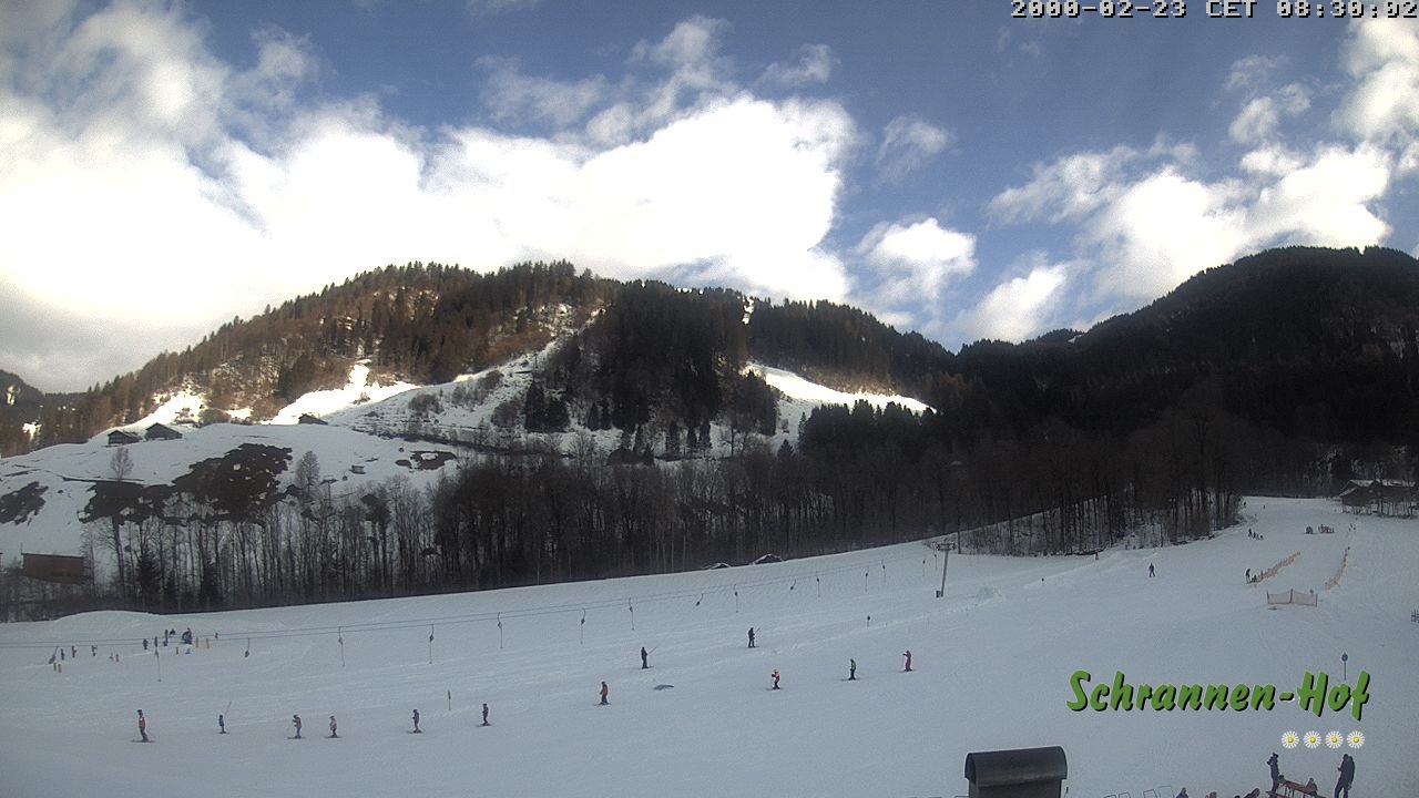 Archiv Foto Webcam Schoppernau: Schrannen-Hof