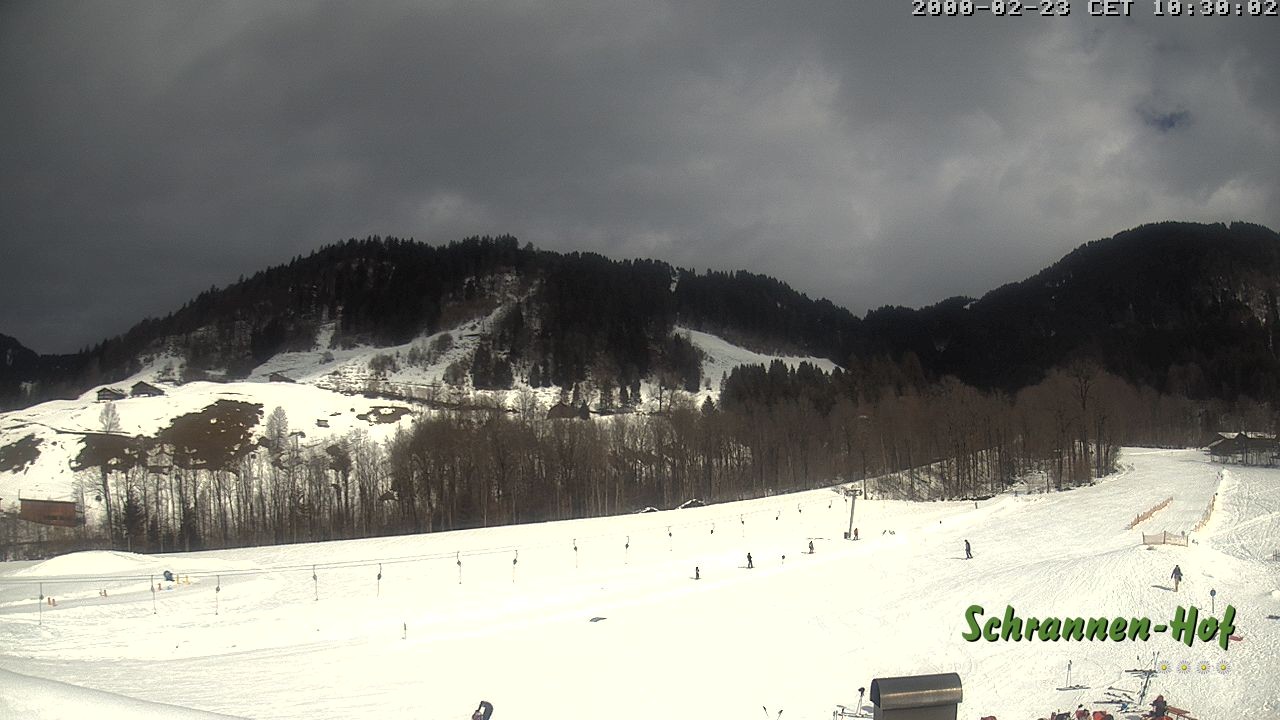 Archiv Foto Webcam Schoppernau: Schrannen-Hof