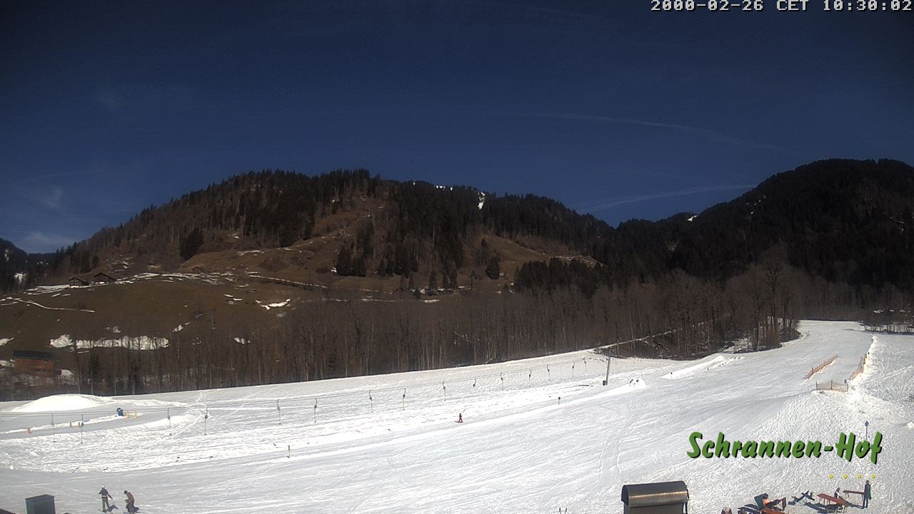 Archiv Foto Webcam Schoppernau: Schrannen-Hof