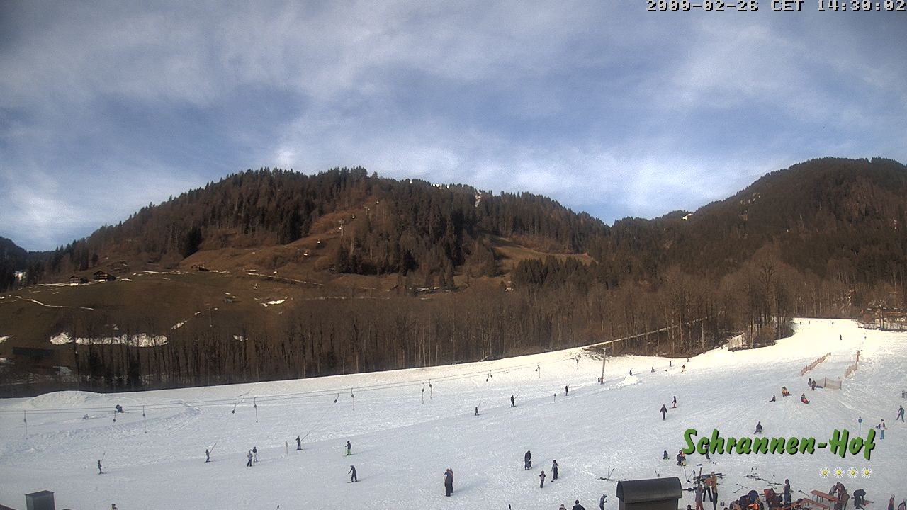 Archiv Foto Webcam Schoppernau: Schrannen-Hof