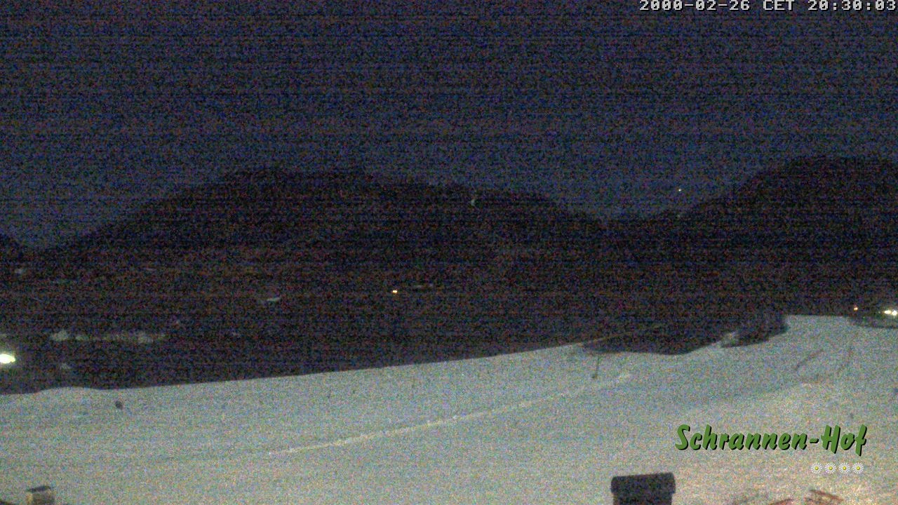 Archived image Webcam Mt. Diedamskopf - Schrannen-Hof