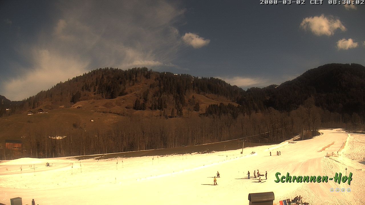 Archiv Foto Webcam Schoppernau: Schrannen-Hof