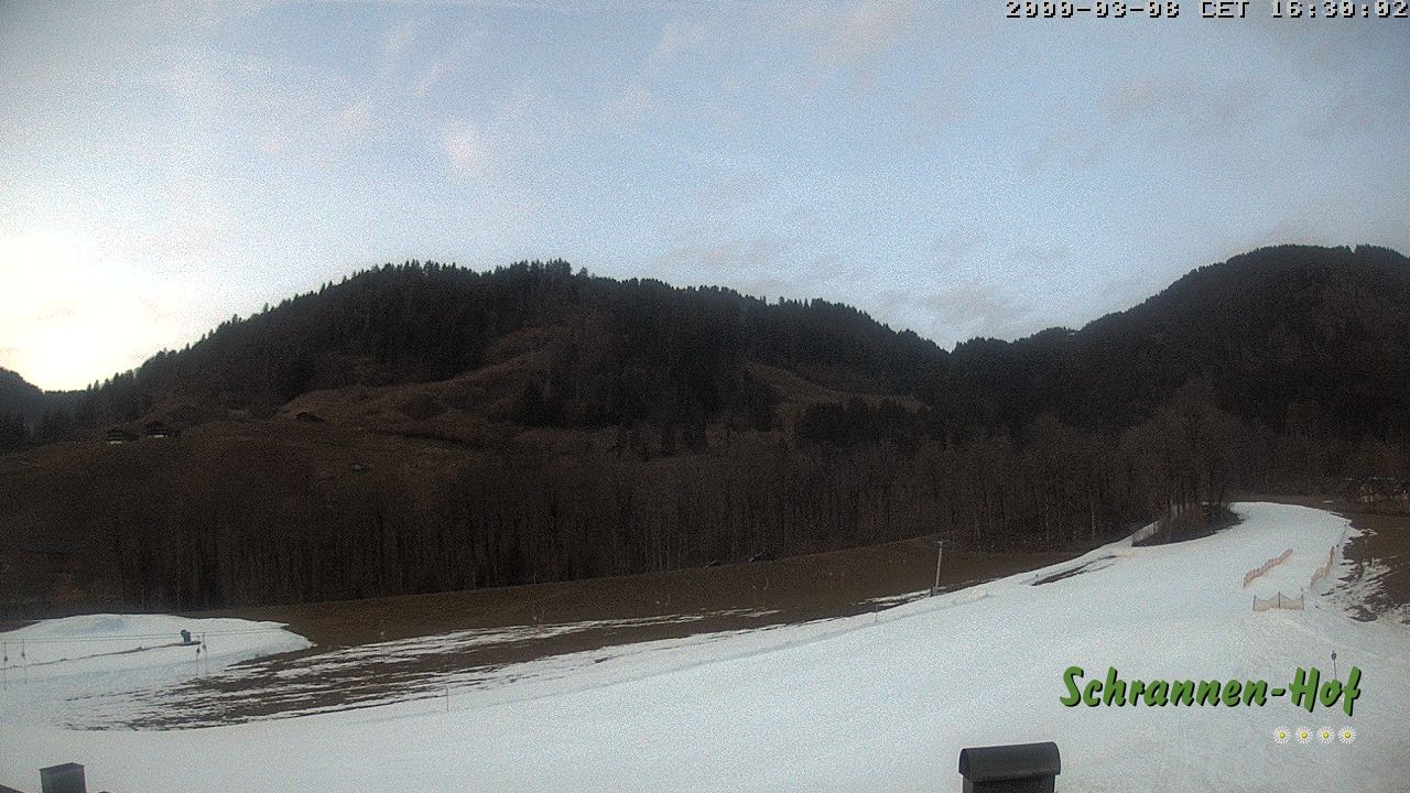 Archiv Foto Webcam Schoppernau: Schrannen-Hof