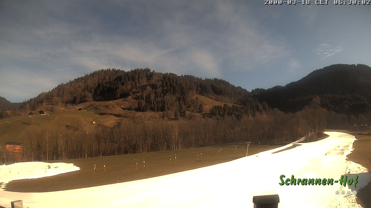 Archiv Foto Webcam Schoppernau: Schrannen-Hof