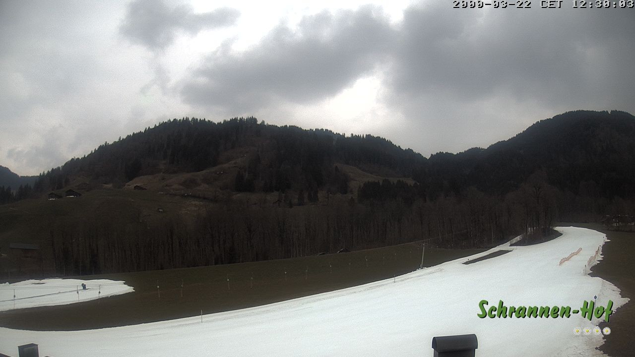 Archiv Foto Webcam Schoppernau: Schrannen-Hof