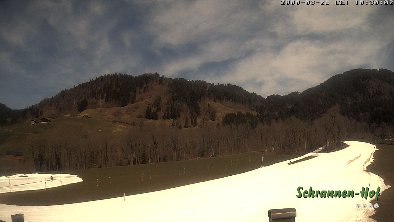 Archiv Foto Webcam Schoppernau: Schrannen-Hof