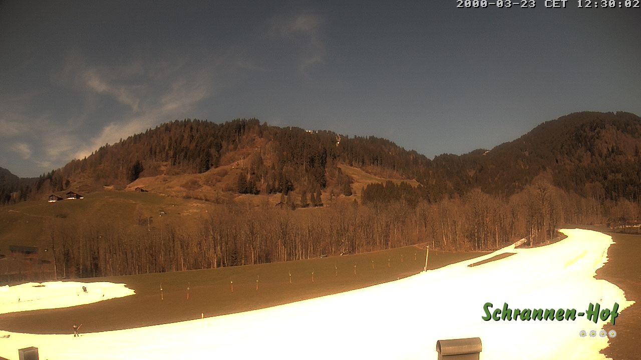 Archiv Foto Webcam Schoppernau: Schrannen-Hof