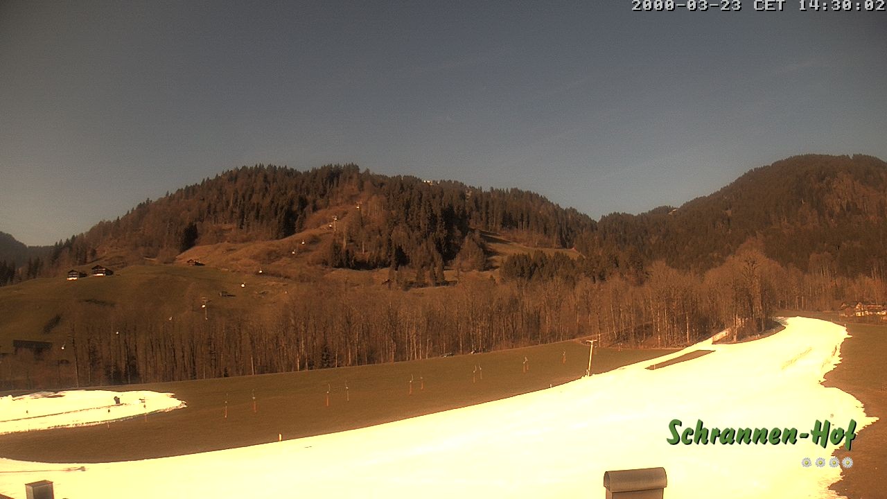 Archiv Foto Webcam Schoppernau: Schrannen-Hof