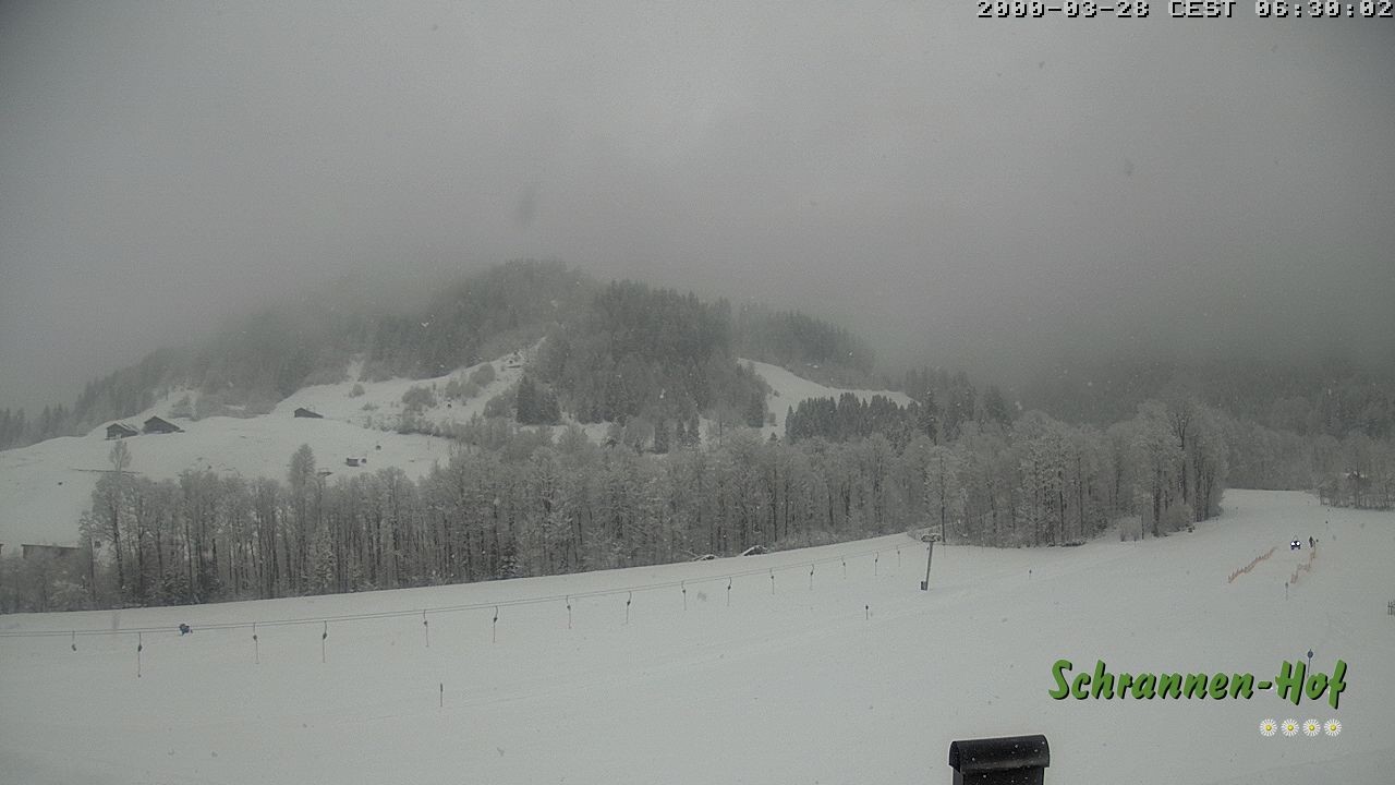 Archiv Foto Webcam Schoppernau: Schrannen-Hof