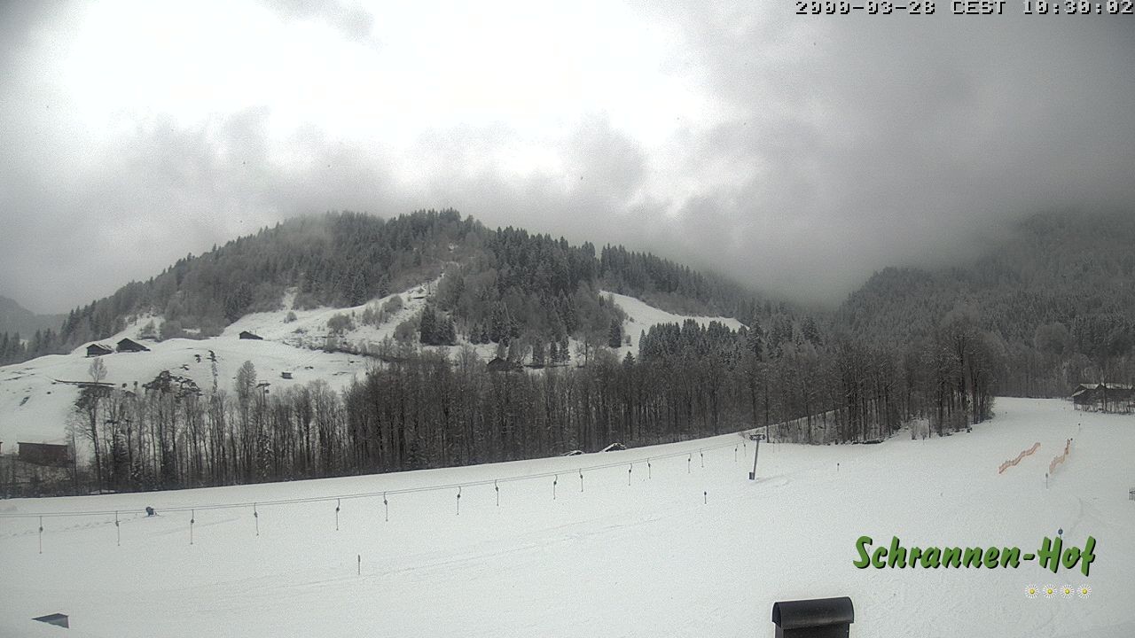 Archiv Foto Webcam Schoppernau: Schrannen-Hof