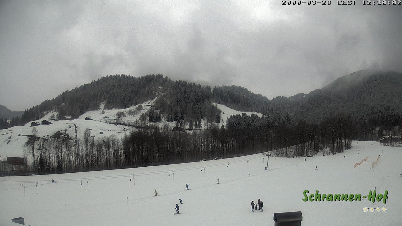 Archiv Foto Webcam Schoppernau: Schrannen-Hof