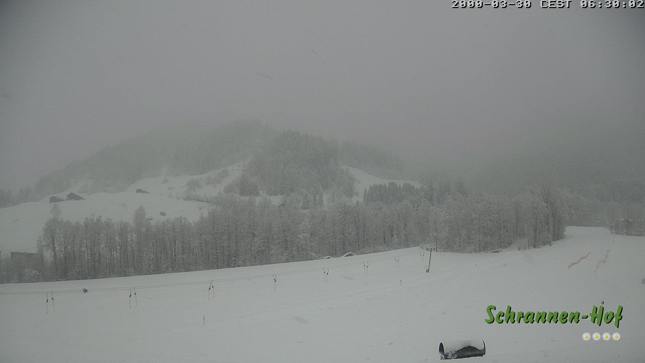 Archiv Foto Webcam Schoppernau: Schrannen-Hof