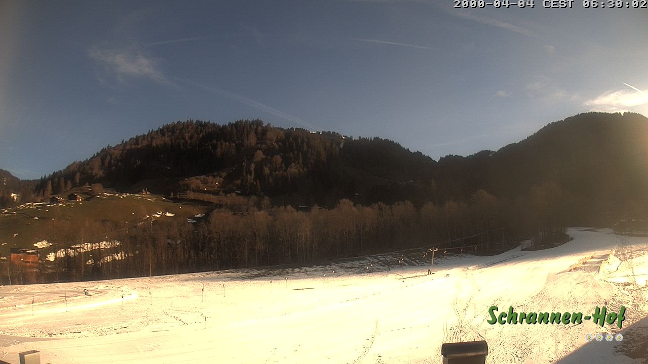 Archiv Foto Webcam Schoppernau: Schrannen-Hof