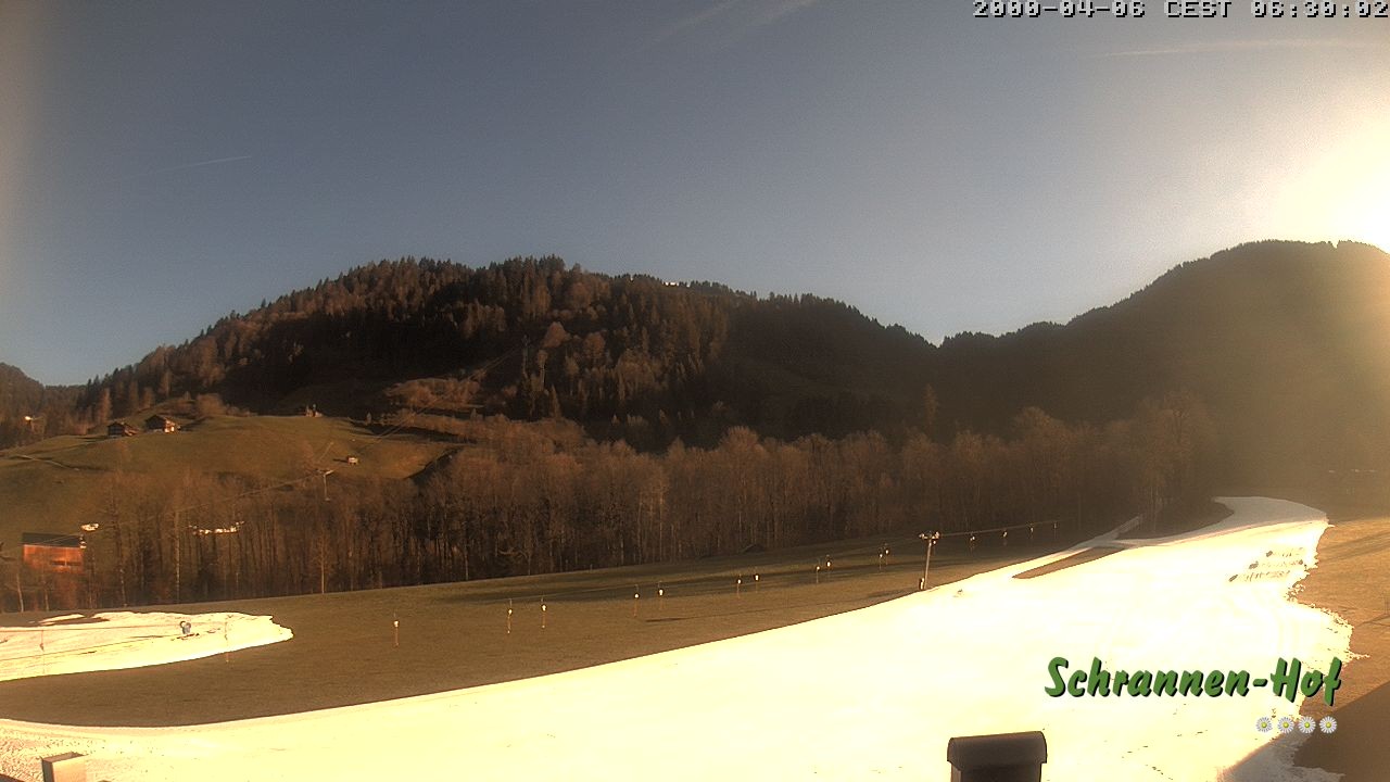 Archiv Foto Webcam Schoppernau: Schrannen-Hof