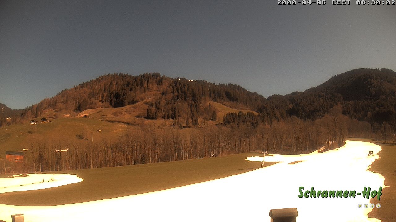 Archiv Foto Webcam Schoppernau: Schrannen-Hof