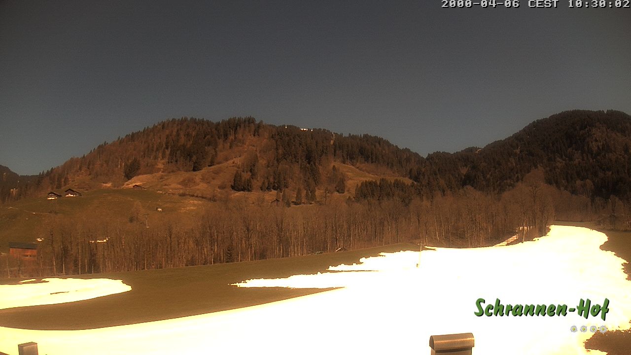 Archiv Foto Webcam Schoppernau: Schrannen-Hof