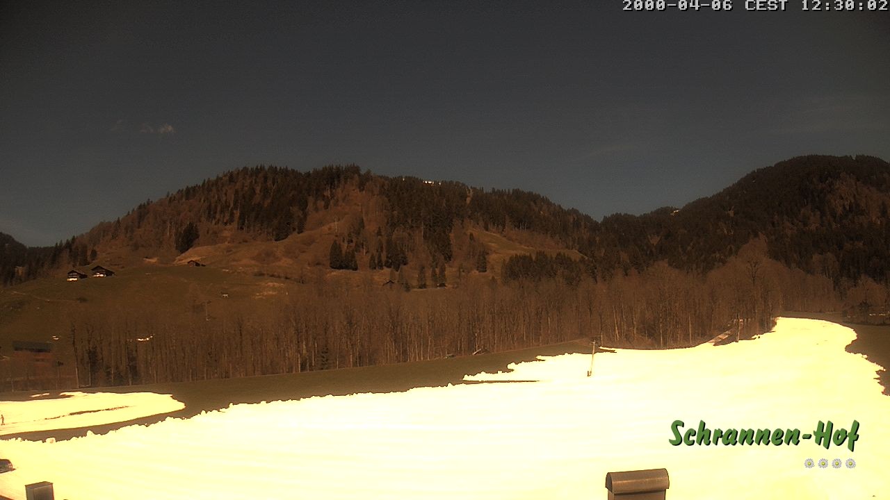 Archiv Foto Webcam Schoppernau: Schrannen-Hof