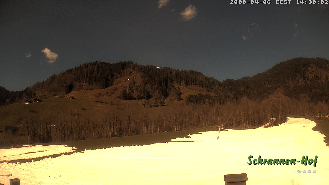 Archiv Foto Webcam Schoppernau: Schrannen-Hof