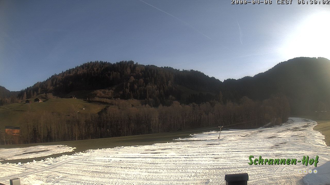 Archiv Foto Webcam Schoppernau: Schrannen-Hof