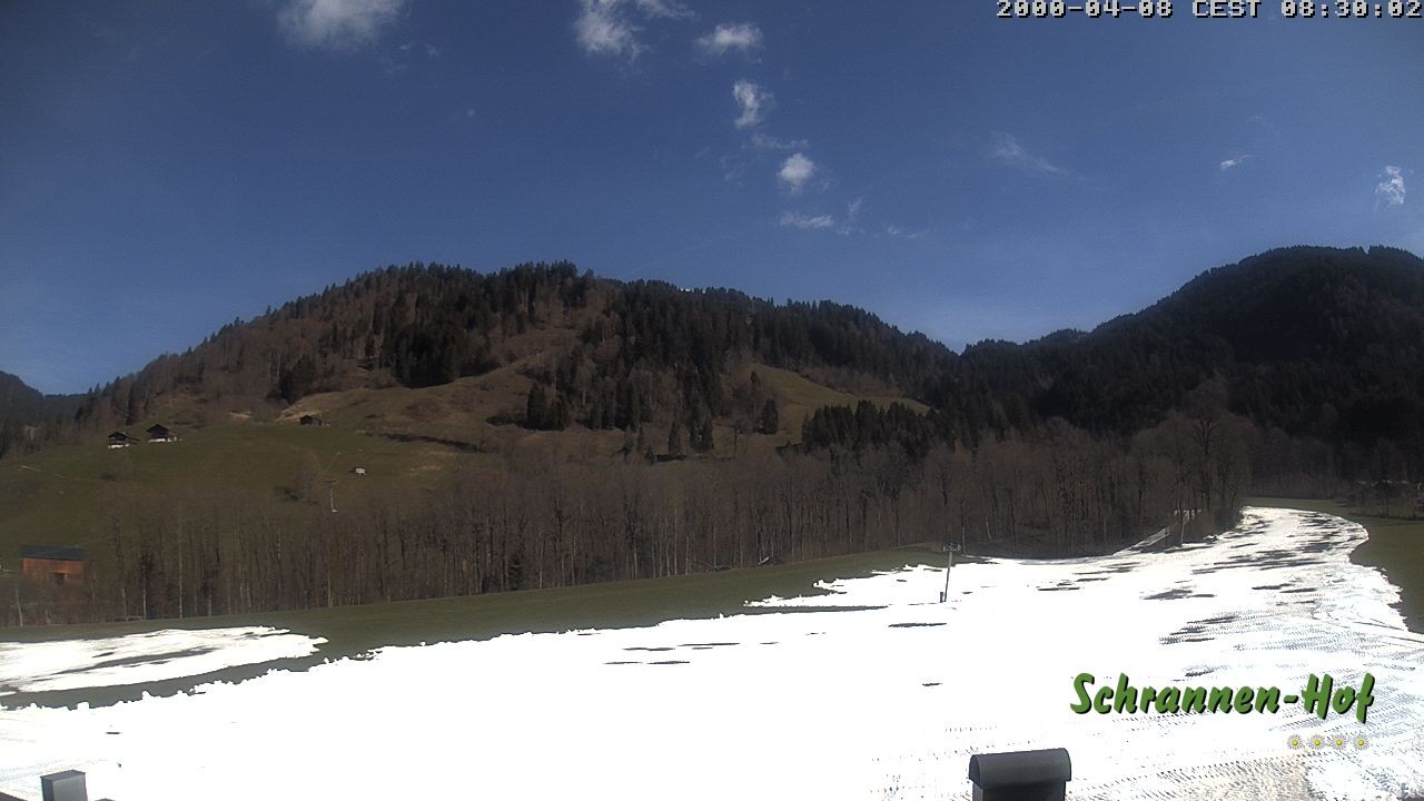 Archiv Foto Webcam Schoppernau: Schrannen-Hof