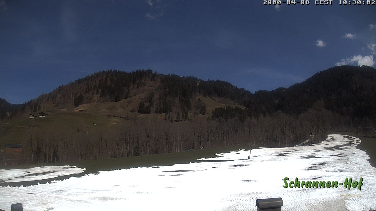 Archiv Foto Webcam Schoppernau: Schrannen-Hof