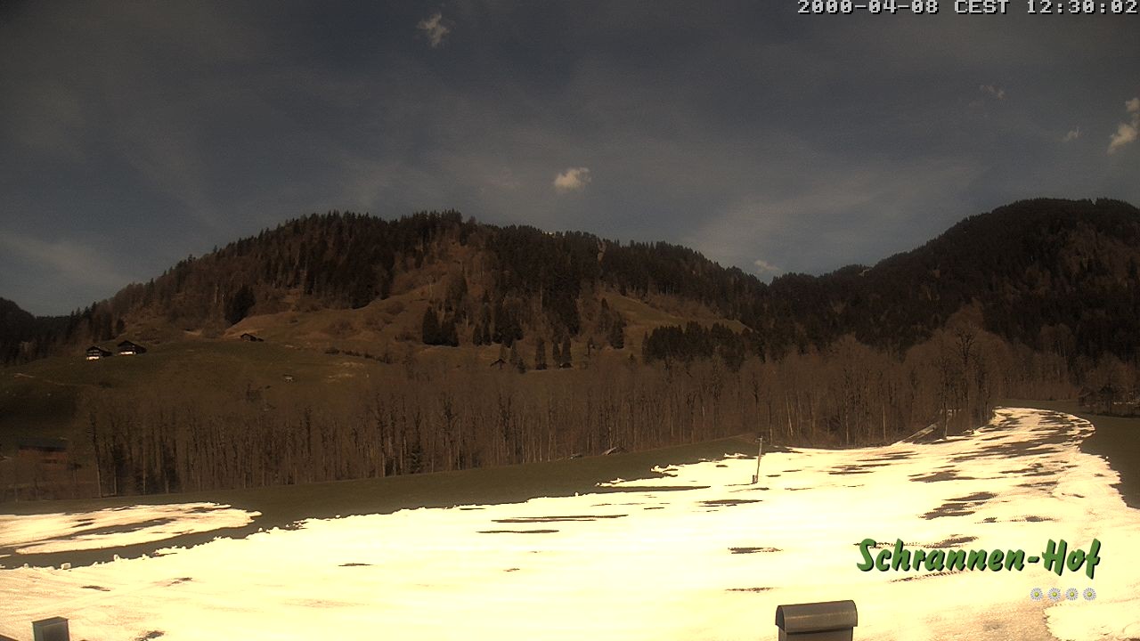 Archiv Foto Webcam Schoppernau: Schrannen-Hof