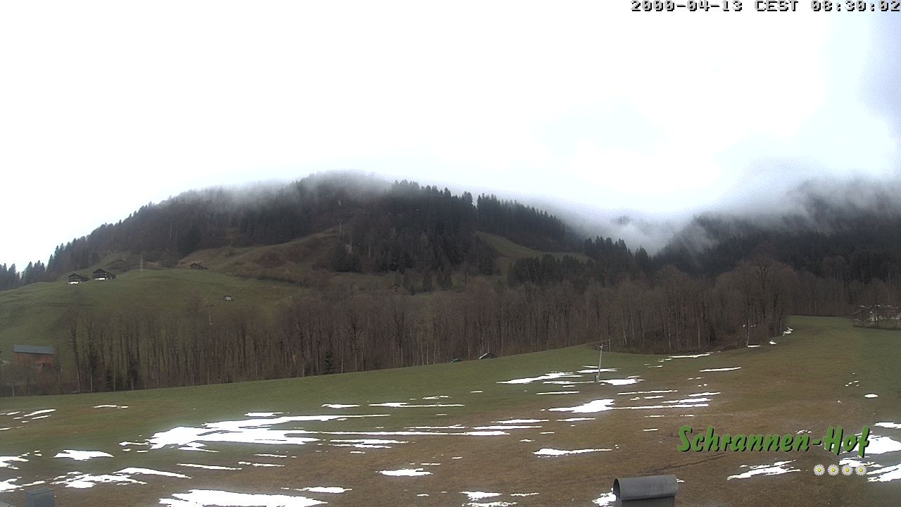 Archiv Foto Webcam Schoppernau: Schrannen-Hof