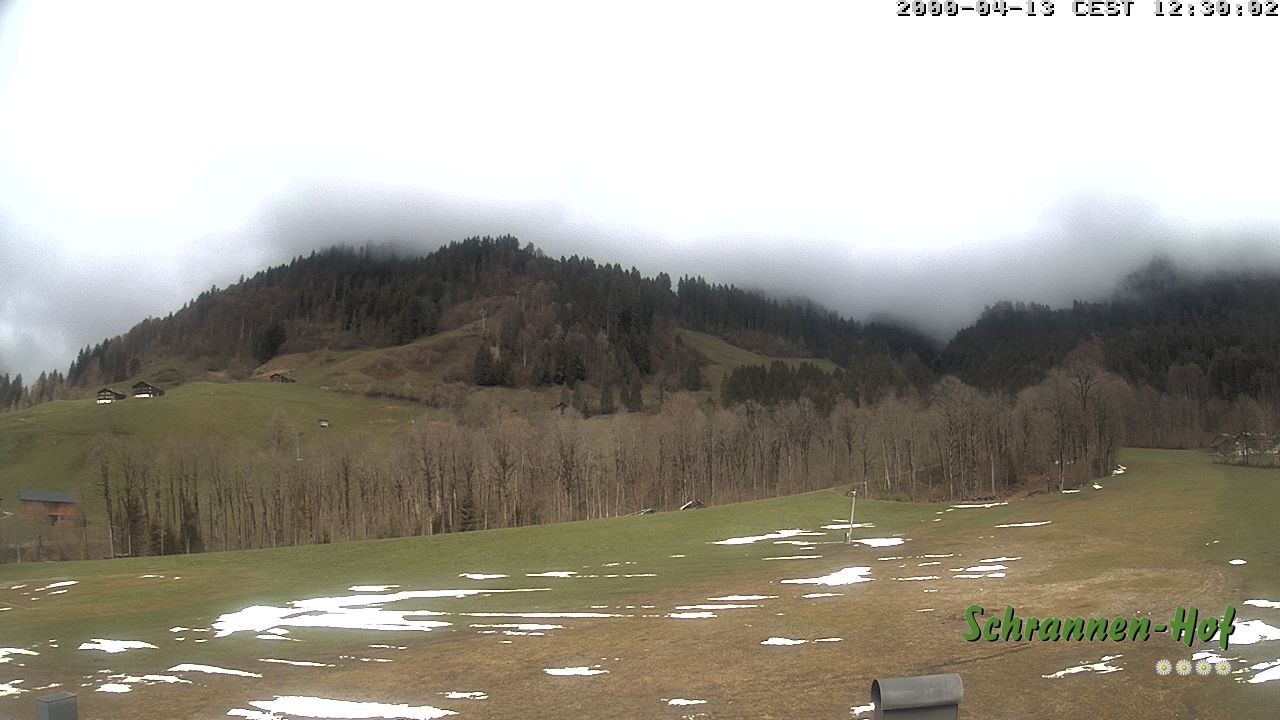 Archiv Foto Webcam Schoppernau: Schrannen-Hof