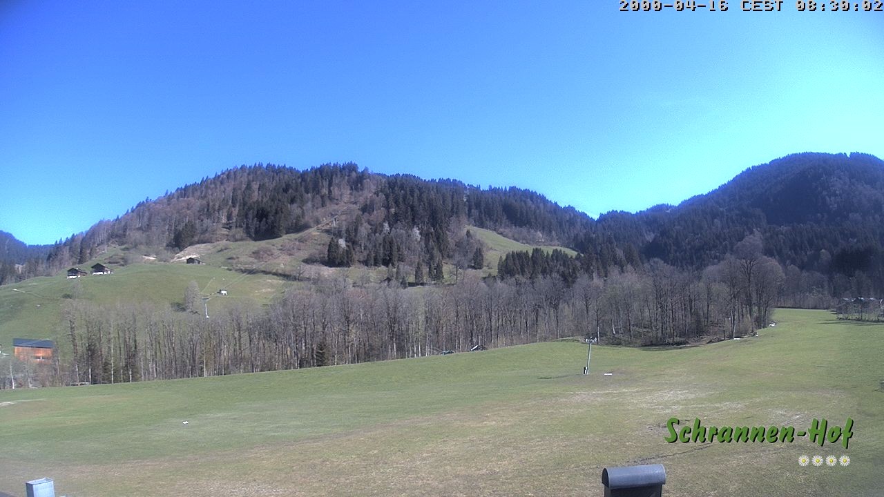 Archiv Foto Webcam Schoppernau: Schrannen-Hof