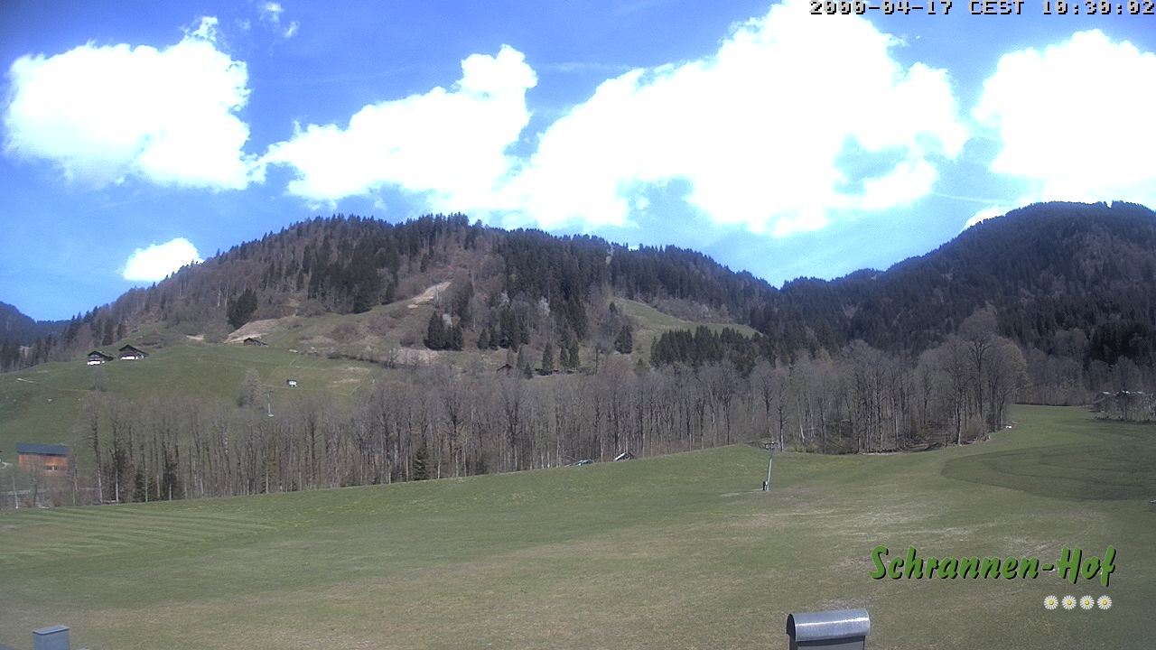 Archiv Foto Webcam Schoppernau: Schrannen-Hof