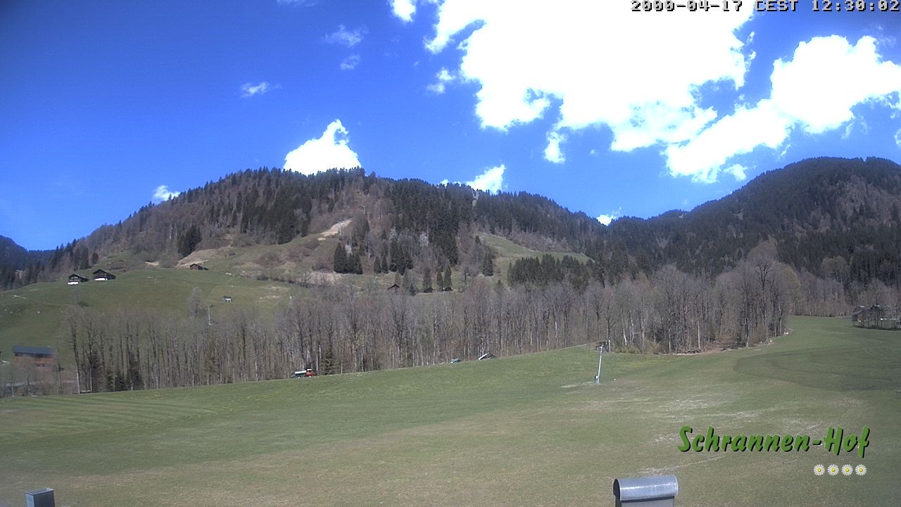 Archiv Foto Webcam Schoppernau: Schrannen-Hof