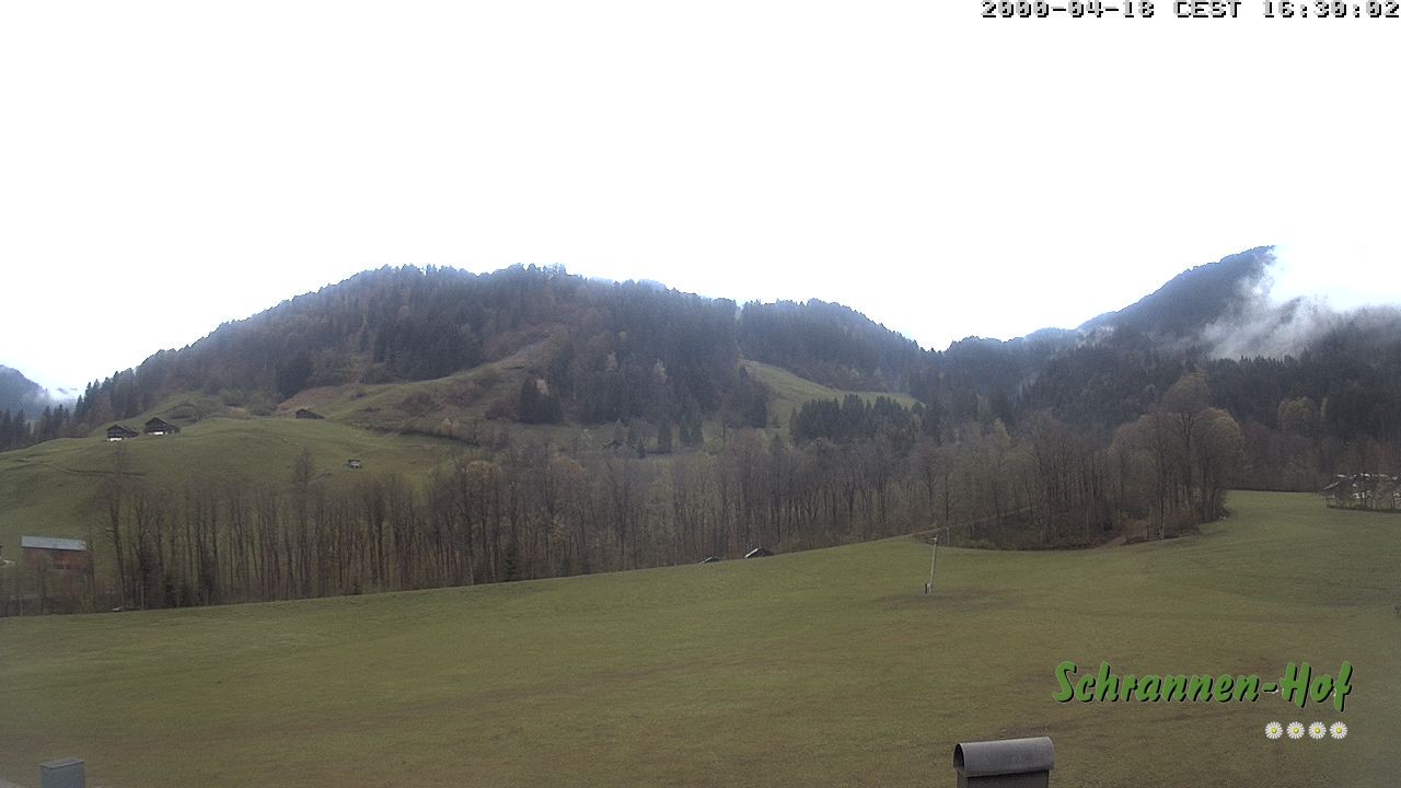 Archiv Foto Webcam Schoppernau: Schrannen-Hof