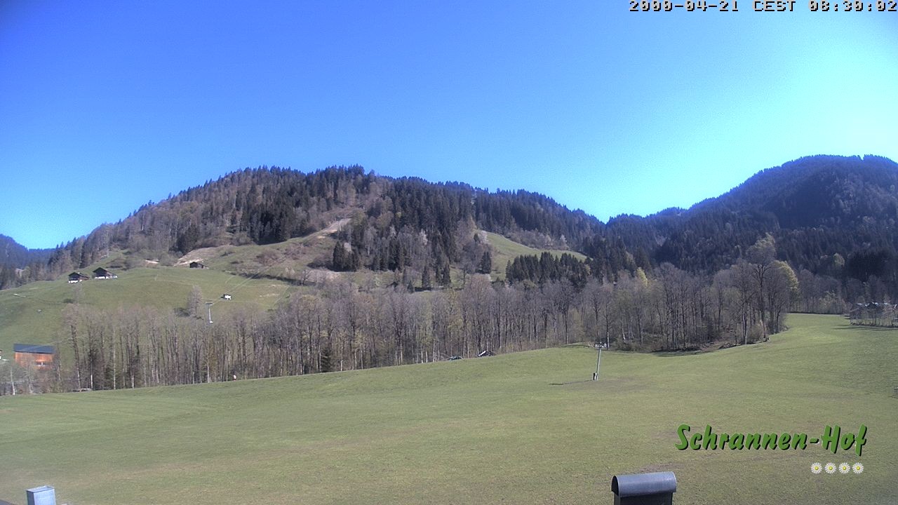 Archiv Foto Webcam Schoppernau: Schrannen-Hof