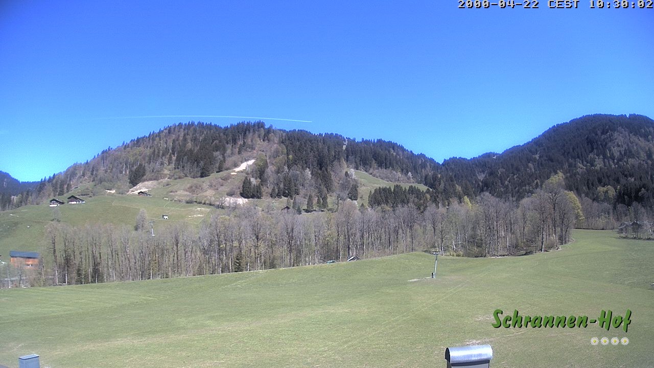 Archiv Foto Webcam Schoppernau: Schrannen-Hof