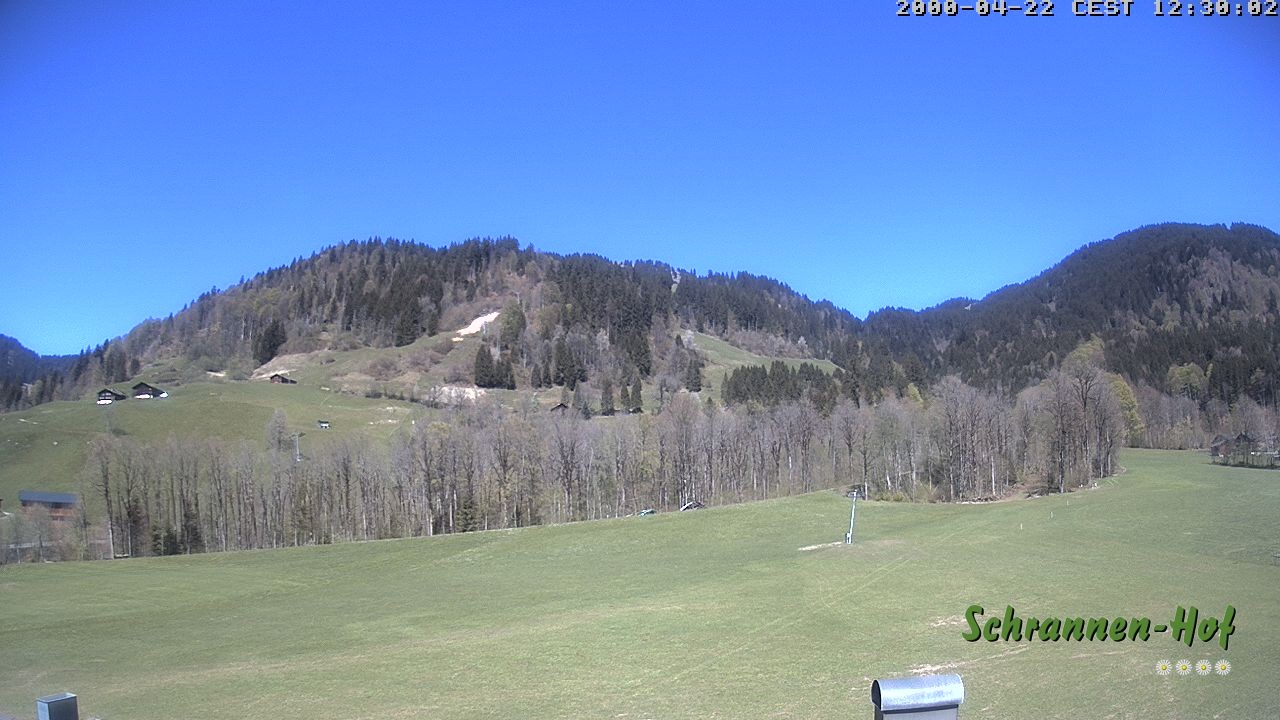 Archiv Foto Webcam Schoppernau: Schrannen-Hof