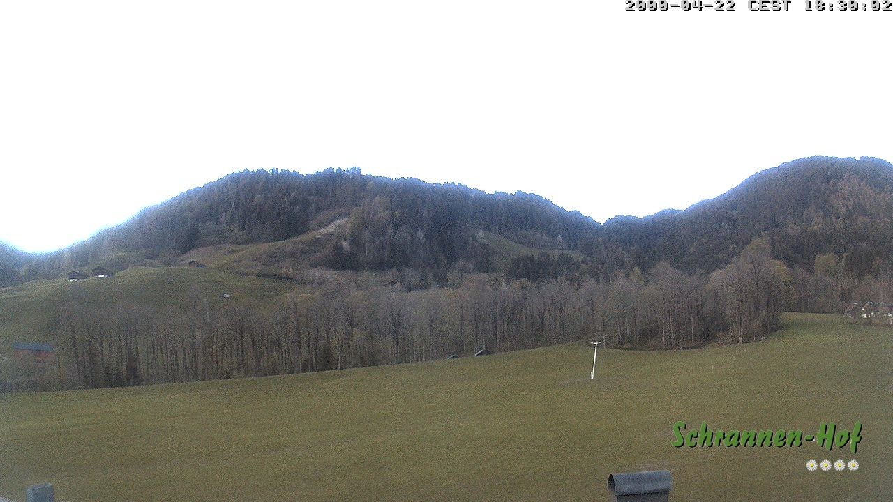 Archiv Foto Webcam Schoppernau: Schrannen-Hof
