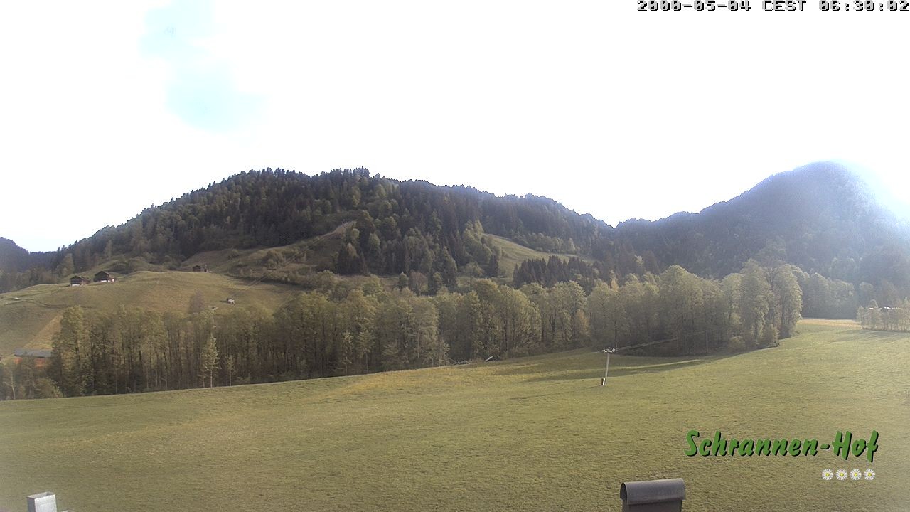 Archiv Foto Webcam Schoppernau: Schrannen-Hof