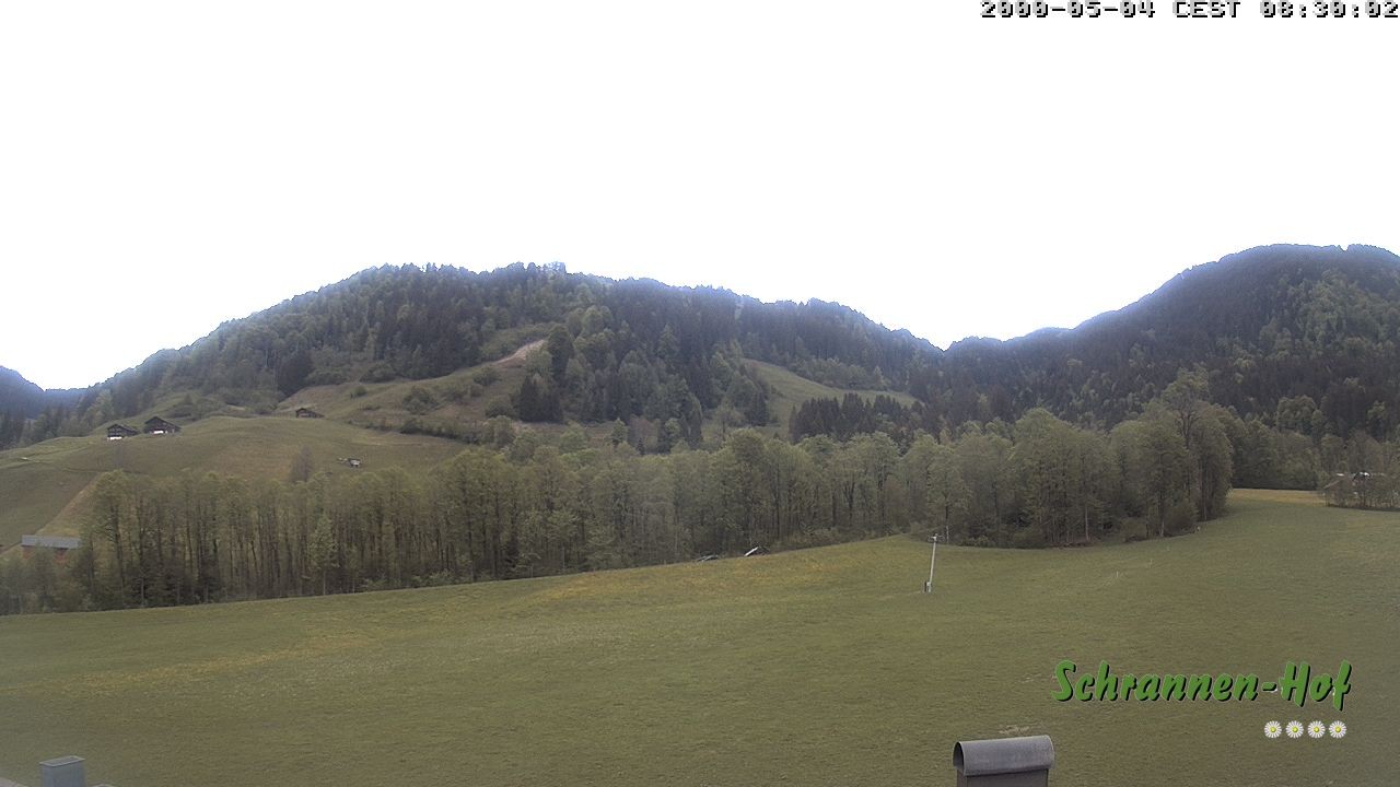 Archiv Foto Webcam Schoppernau: Schrannen-Hof