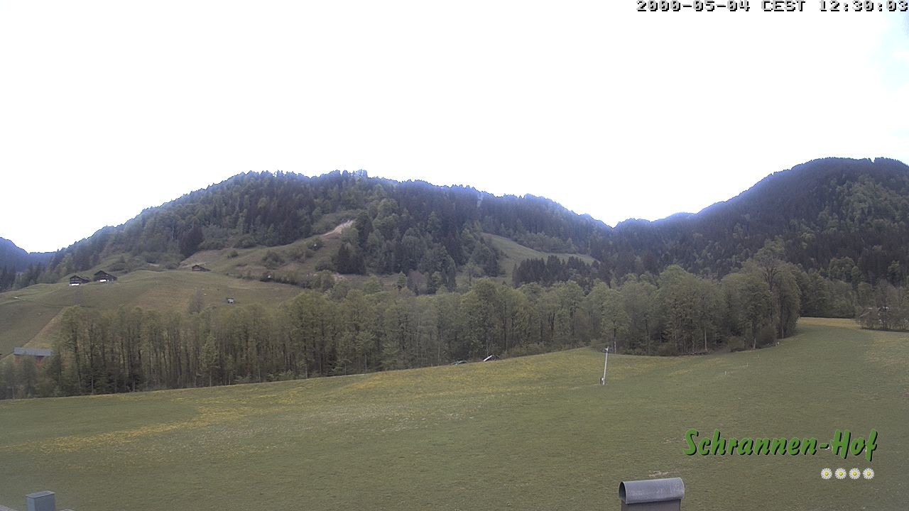 Archiv Foto Webcam Schoppernau: Schrannen-Hof