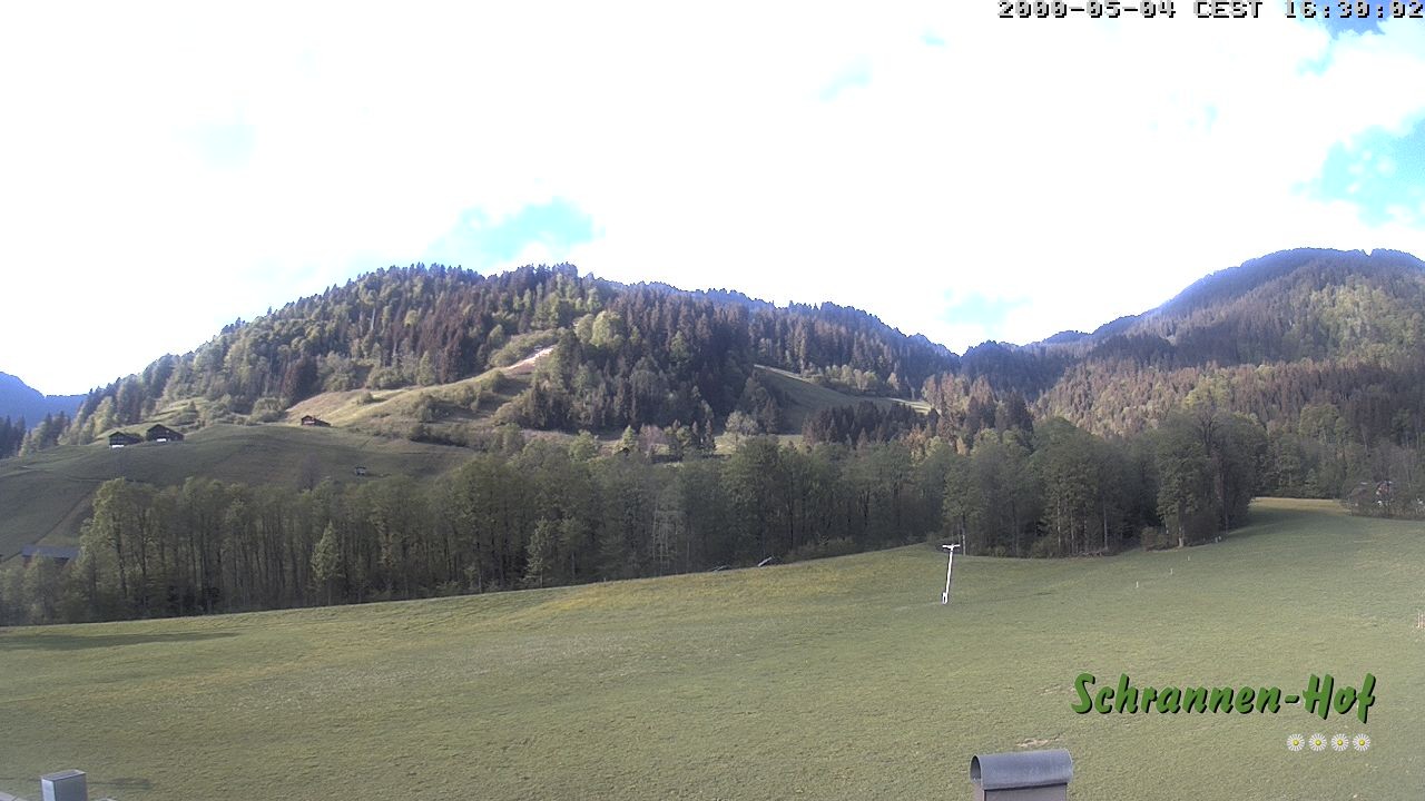 Archiv Foto Webcam Schoppernau: Schrannen-Hof