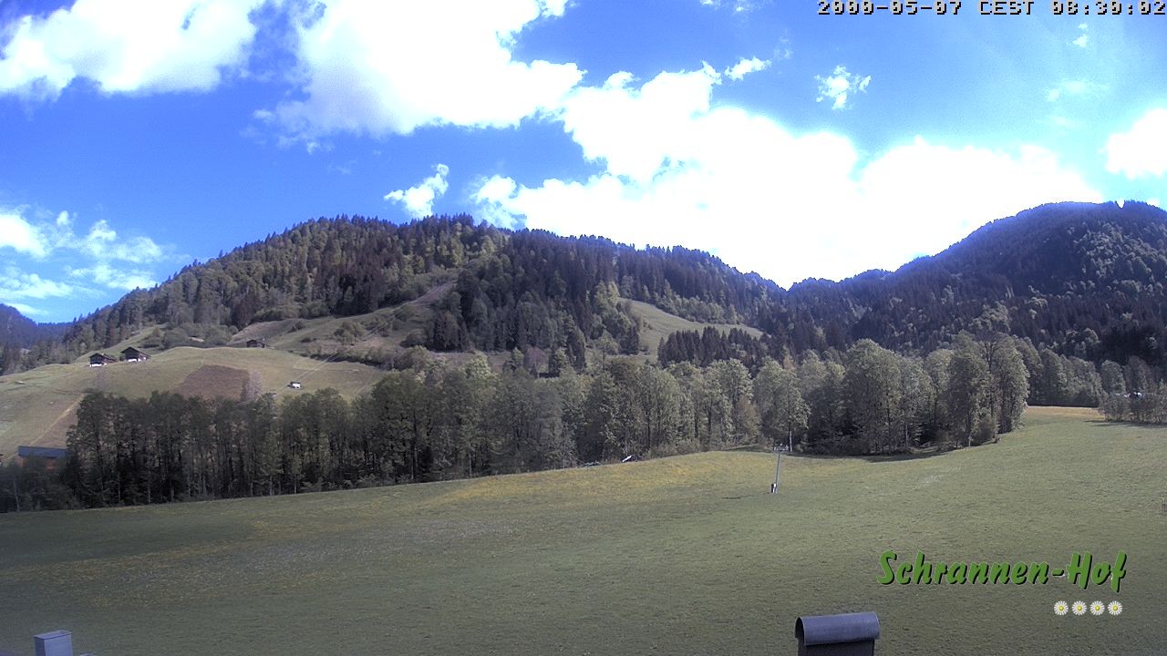 Archiv Foto Webcam Schoppernau: Schrannen-Hof