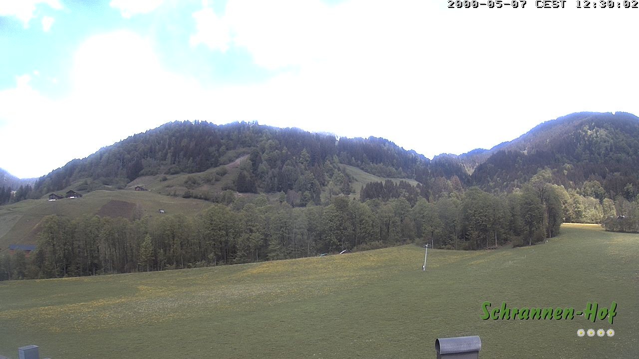 Archiv Foto Webcam Schoppernau: Schrannen-Hof