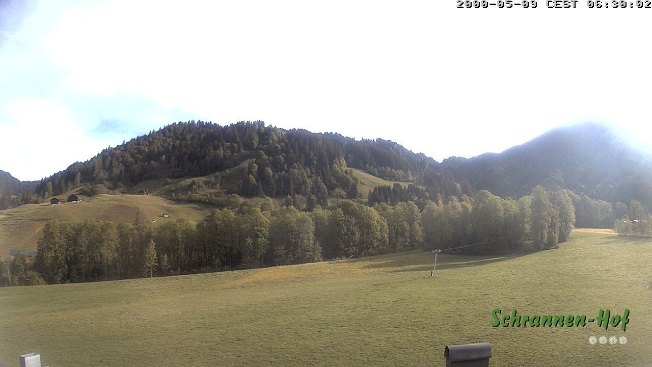 Archiv Foto Webcam Schoppernau: Schrannen-Hof