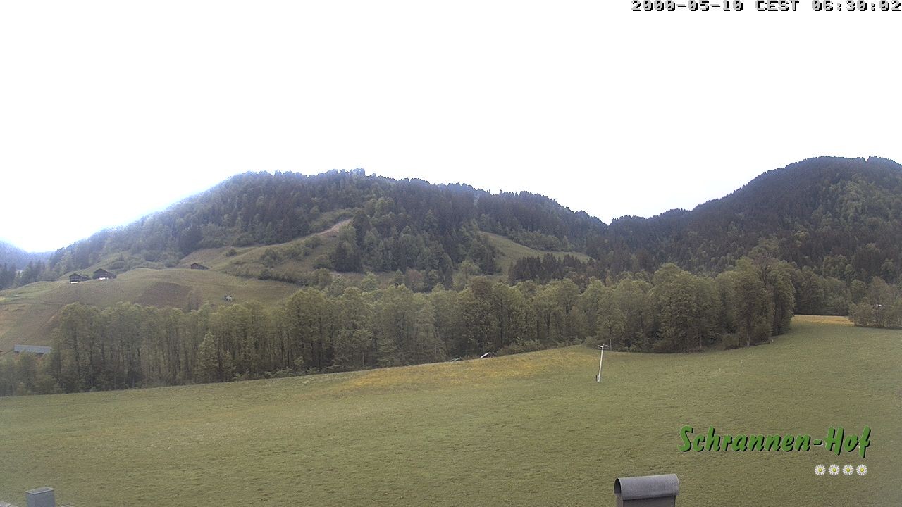 Archiv Foto Webcam Schoppernau: Schrannen-Hof