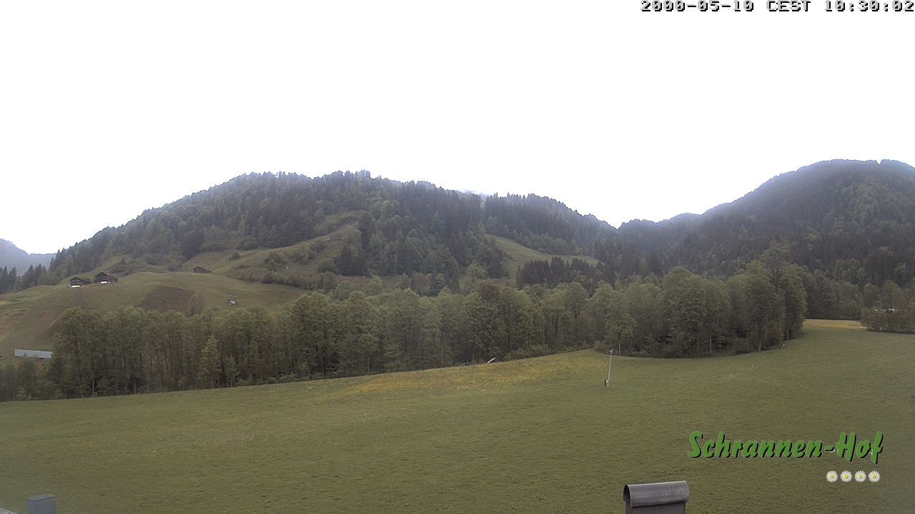 Archiv Foto Webcam Schoppernau: Schrannen-Hof