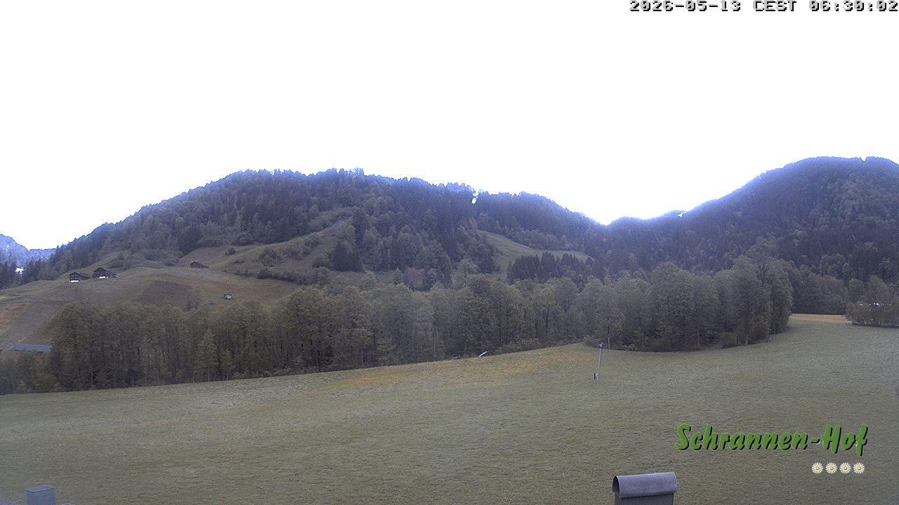 Archiv Foto Webcam Schoppernau: Schrannen-Hof