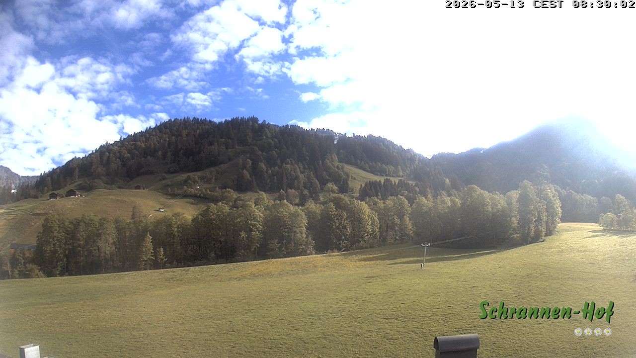 Archiv Foto Webcam Schoppernau: Schrannen-Hof